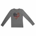 Miniatyrbillede 1 af 4: Langærmet T-shirt til Børn Levi's Fille Mørkegrå - 16 år