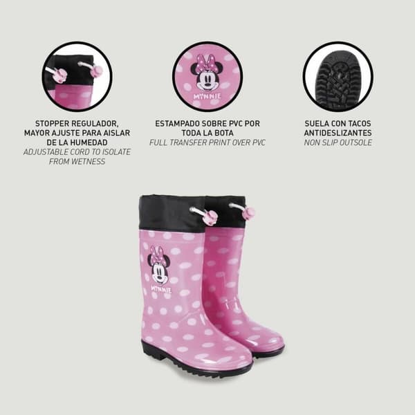 Vattenstövlar till barn Minnie Mouse - 31
