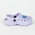Miniatyrbillede 2 af 6: Strandsandaler Stitch Lilla - 30-31