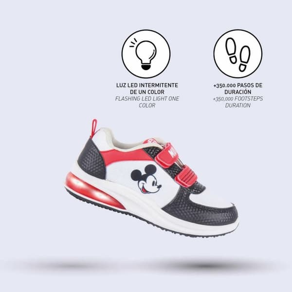 Sportskor med LED Mickey Mouse - 31