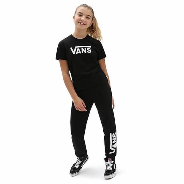 Barn T-shirt med kortärm Vans Flying V Svart - L