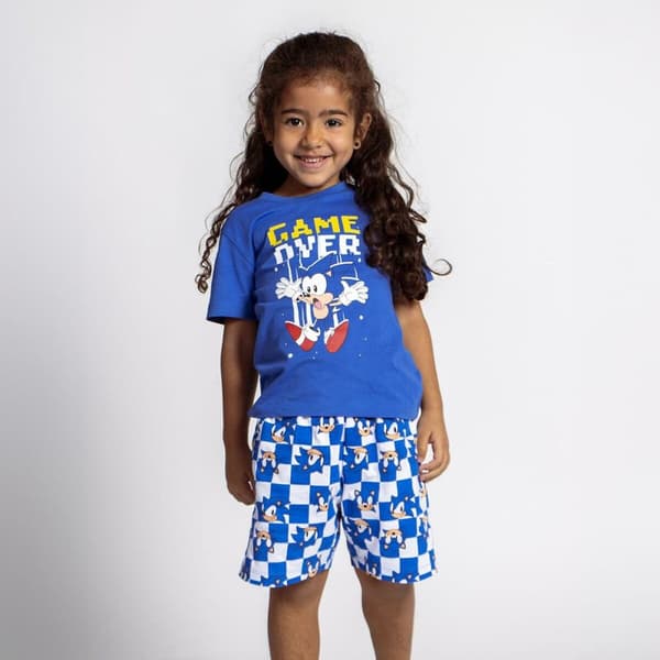 Nattøj Børns Sonic Blå - 10 år