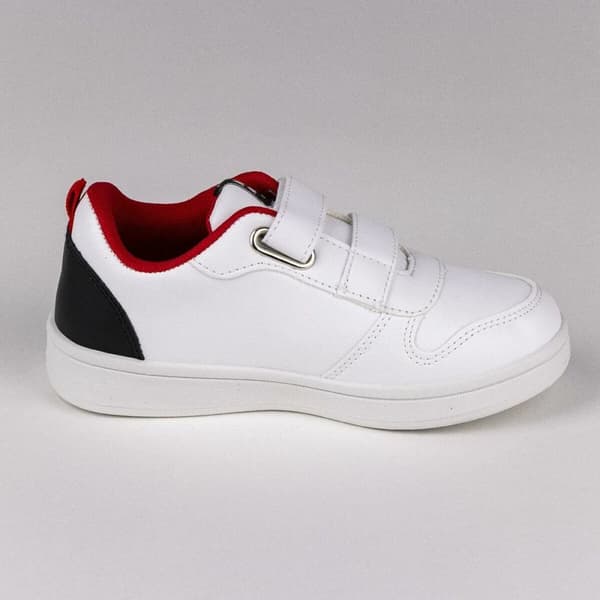 Sportskor för barn Mickey Mouse Velcro Vit - 26
