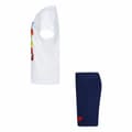Miniatyrbild 4 av 5: Träningskläder, Barn Nike Nsw Add Ft Short  Blå Vit Multicolour 2 Delar - 7 år