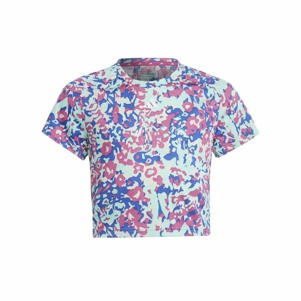 Barn T-shirt med kortärm Adidas Essentials Aop - 9-10 år