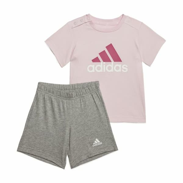 Sportstøj til Baby Adidas Essentials Organic Multifarvet - 0-3 Måneder