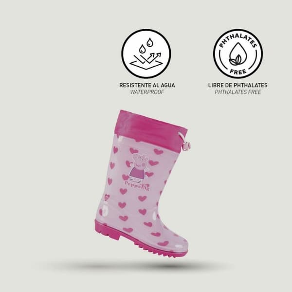 Badesko til barn Peppa Pig Rosa - 28
