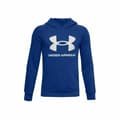 Miniatyrbilde 1 av 3: Hettegenser til Barn Under Armour Rival Fleece Blå - 7 År