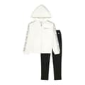 Miniatyrbilde 1 av 3: Treningsdrakt for barn Champion Crewneck Hvit - S