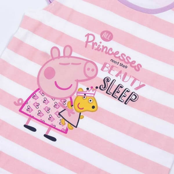 Sommerpyjamas for gutter Peppa Pig Rosa Lilla - 2 År