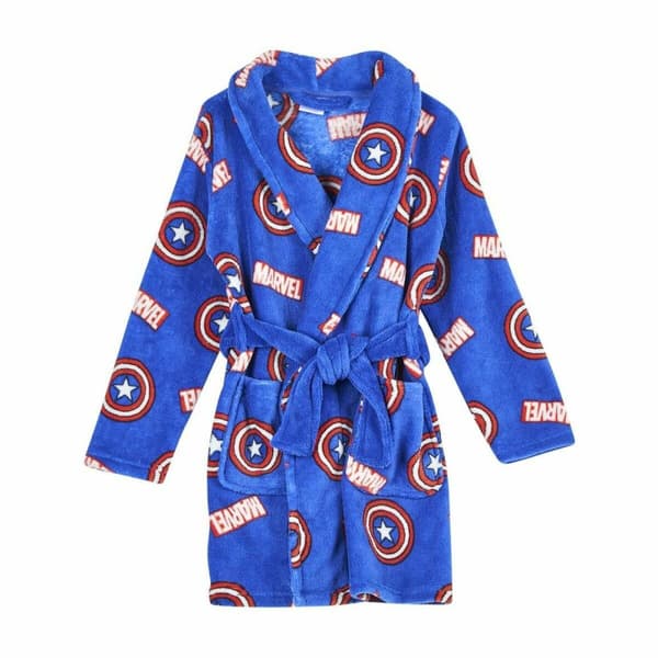 Morgenkåpe for barn Marvel 30 1 30 Blå - 6 År