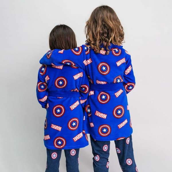 Morgenkåpe for barn Marvel 30 1 30 Blå - 3 År