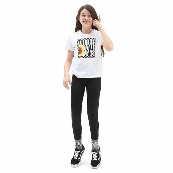 Barne Kortermet T-skjorte Vans Sunlit Crew Hvit - L