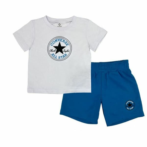 Sportsantrekk for barn Converse Core Tee Blå - 24 måneder