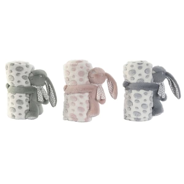 Gavesett til Babyer Home ESPRIT Blå Grønn Rosa Polyester (3 enheter)