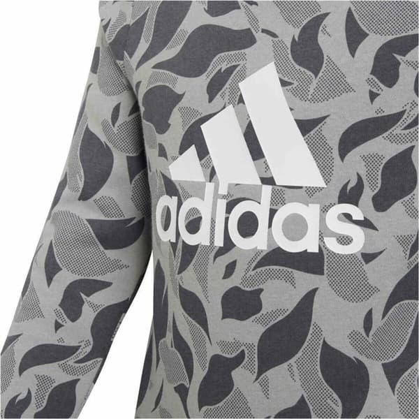 Hettefri genser for jenter Adidas ID Crew Grå Lysegrp - 7-8 år