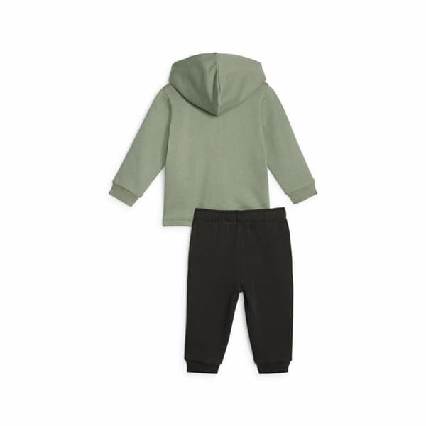 Treningsdrakt for baby Puma Minicats Colorblockk Svart Grønn - 6-9 måneder