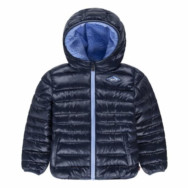 Barnejakke Levi's Lined Mdwt Puffer J Dress Mørkeblå