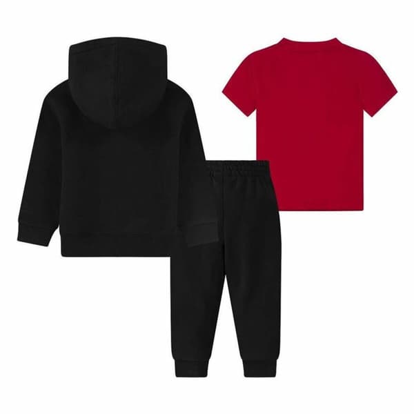 Sportsantrekk for baby Jordan Essentials Fleeze Box Svart Rød - 24 måneder