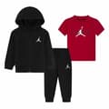Miniatyrbilde 1 av 9: Sportsantrekk for baby Jordan Essentials Fleeze Box Svart Rød - 24 måneder