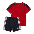 Miniatyrbilde 1 av 3: Sportsantrekk for barn Adidas 3 Stripes Rød - 3-6 måneder