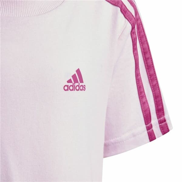 Sportsantrekk for barn Adidas 3 Stripes Rosa - 3-4 år