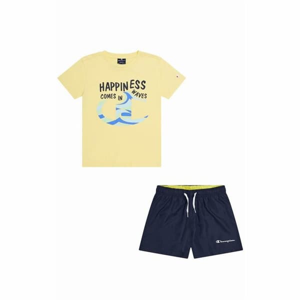 Sportsantrekk for barn Champion Essentials Gul - 9-10 år
