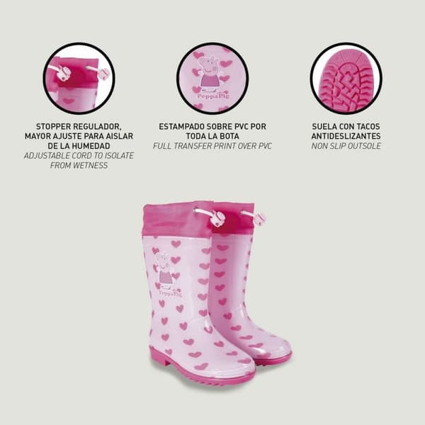 Lasten kumisaappaat Peppa Pig Pinkki - 27
