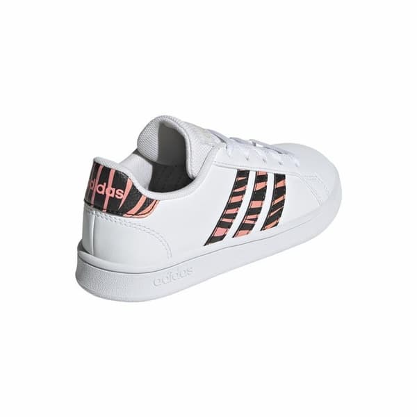 Lasten urheilukengät Adidas Grand Court Print Valkoinen - 39 1/3