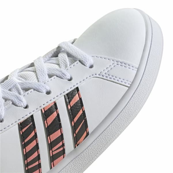 Lasten urheilukengät Adidas Grand Court Print Valkoinen - 39 1/3