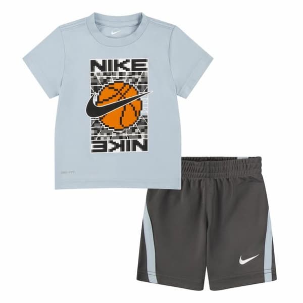 Lasten urheiluasu Nike Df Icon Harmaa Monivärinen 2 Kappaletta - 18 kuukautta