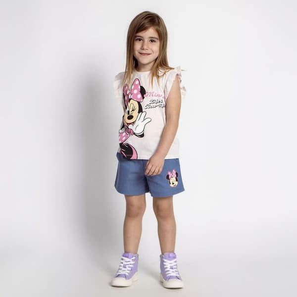Vaatesetti Minnie Mouse Vaaleanpunainen - 5 vuotta
