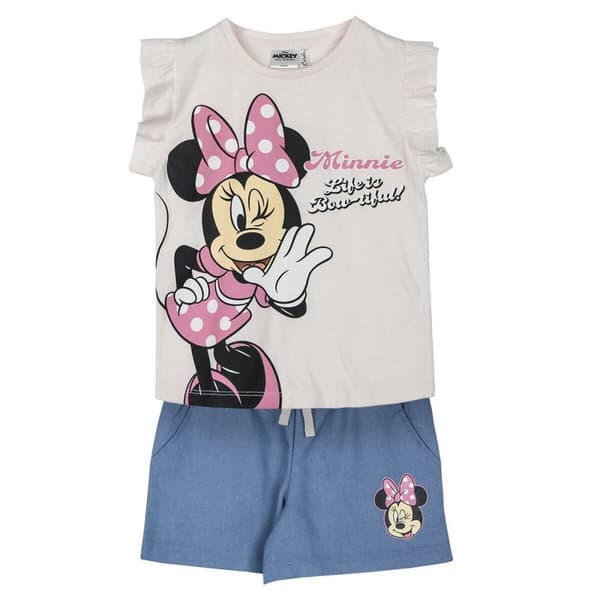 Vaatesetti Minnie Mouse Vaaleanpunainen - 5 vuotta