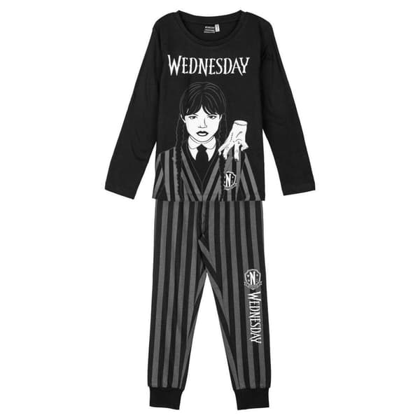 Pyjamas Barn Wednesday Mörkgrå - 12 år