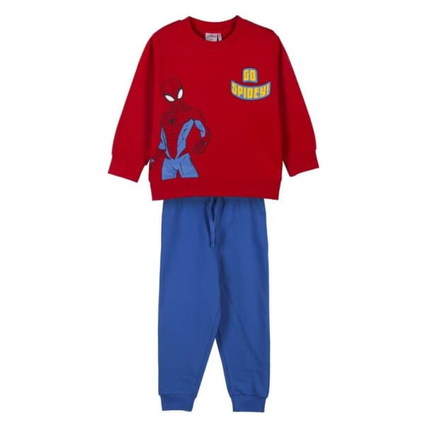 Treningsdrakt for barn Spider-Man Rød - 8 År