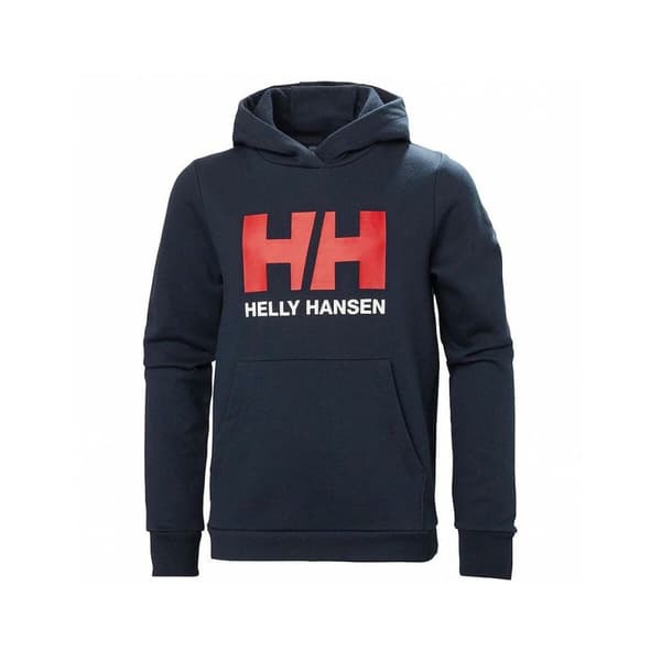 Hettegenser til Barn HH LOGO HOODIE 2.0 Helly Hansen 41677 597 Marineblå - 8 År