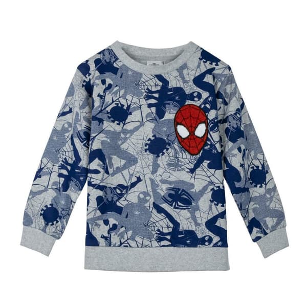 Lasten huputon collegepaita Spider-Man Harmaa - 7 vuotta