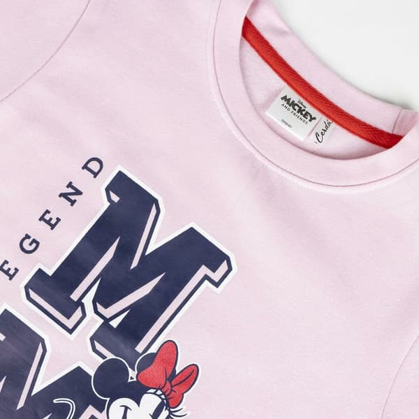 Lasten huputon collegepaita Minnie Mouse Pinkki - 7 vuotta