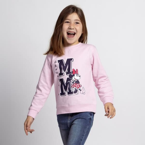 Lasten huputon collegepaita Minnie Mouse Pinkki - 7 vuotta