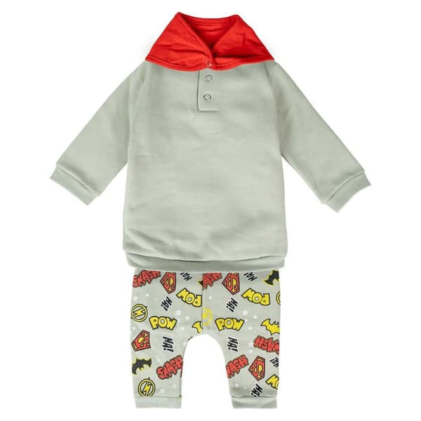 Träningskläder, Baby Justice League Grå - 9-12 månader