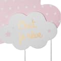 Pikkukuva 2 / 4: Cot Mobile Atmosphera Clouds Pink MDF Wood