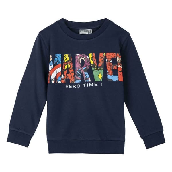 Tröja utan huva Barn Marvel Mörkblå - 8 år