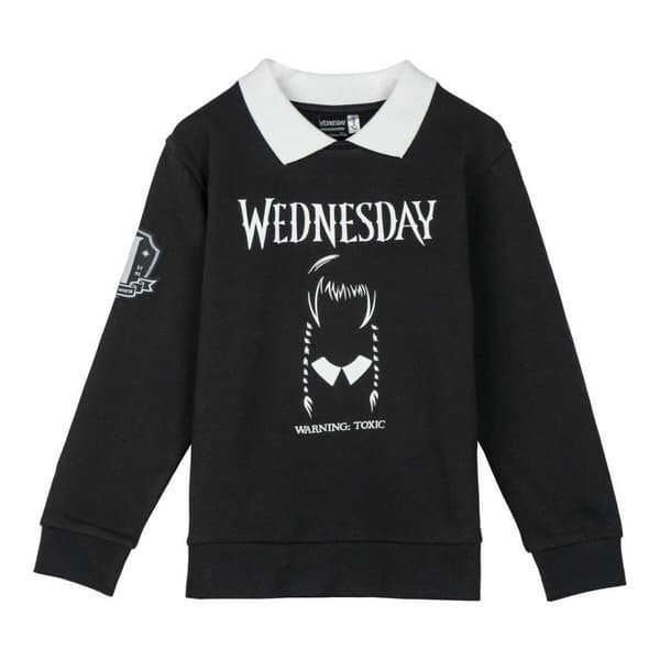 Tröja utan huva Barn Wednesday Mörkgrå - 8 år