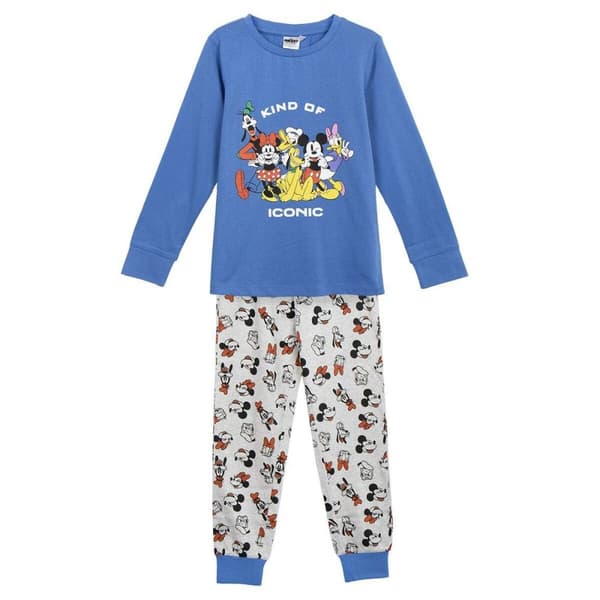 Nattøj Børns Mickey Mouse Blå - 4 år