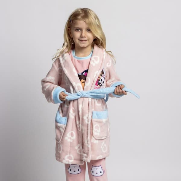 Morgenkåbe til Børn Gabby's Dollhouse Pink - 5 år