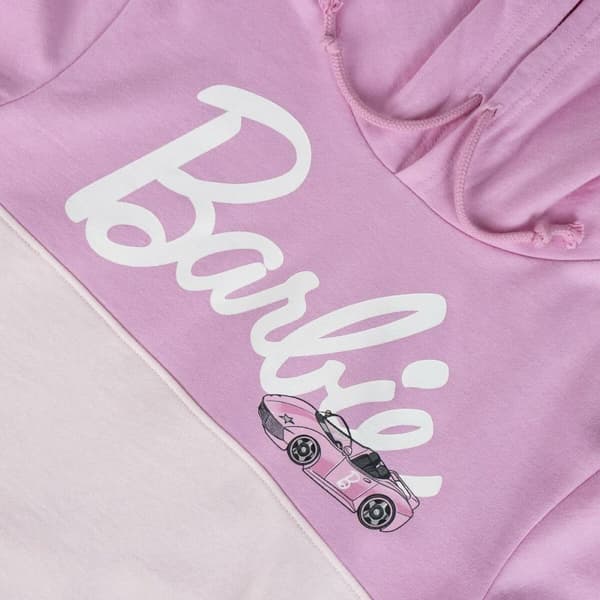 Tröja med huva Unisex Barbie Rosa - 8 år