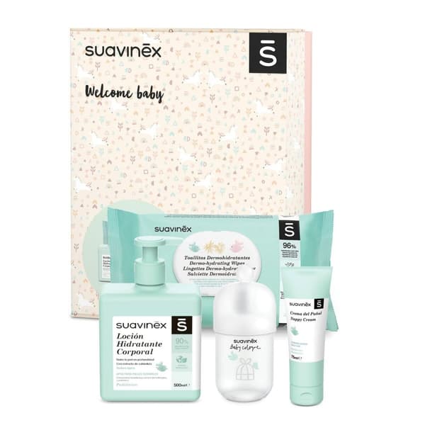 Baby-kit Suavinex Rosa (4 Delar)