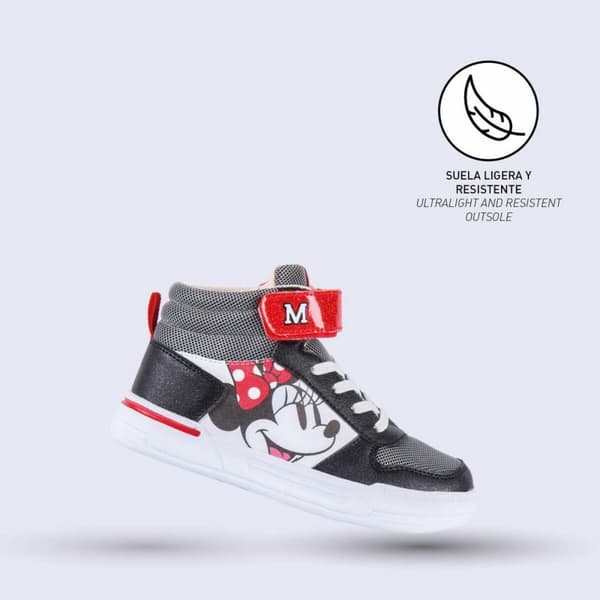 Lasten vapaa-ajan saappaat Minnie Mouse Musta - 28
