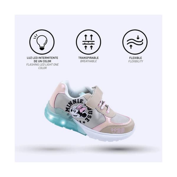 LED lenkkarit Minnie Mouse Beige - 31