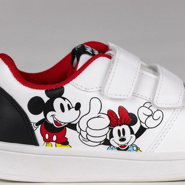 Lasten urheilukengät Mickey Mouse Velcro Valkoinen - 29